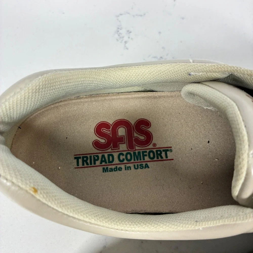 SAS Free Time Sneaker 10S Bone Leather Walking Tripad Comfor Orthopedic Nurse